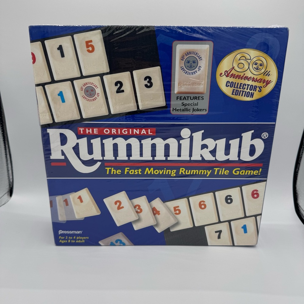 1997 Rummikub Rummy Tile Game 60th Anniversary Collectors Edition New Sealed